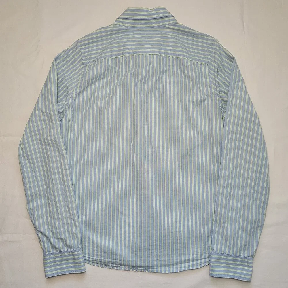 Hollister Mens Long Sleeve Striped Button Down Oxford Shirt Large Y2K Coastal - Picture 2 of 9